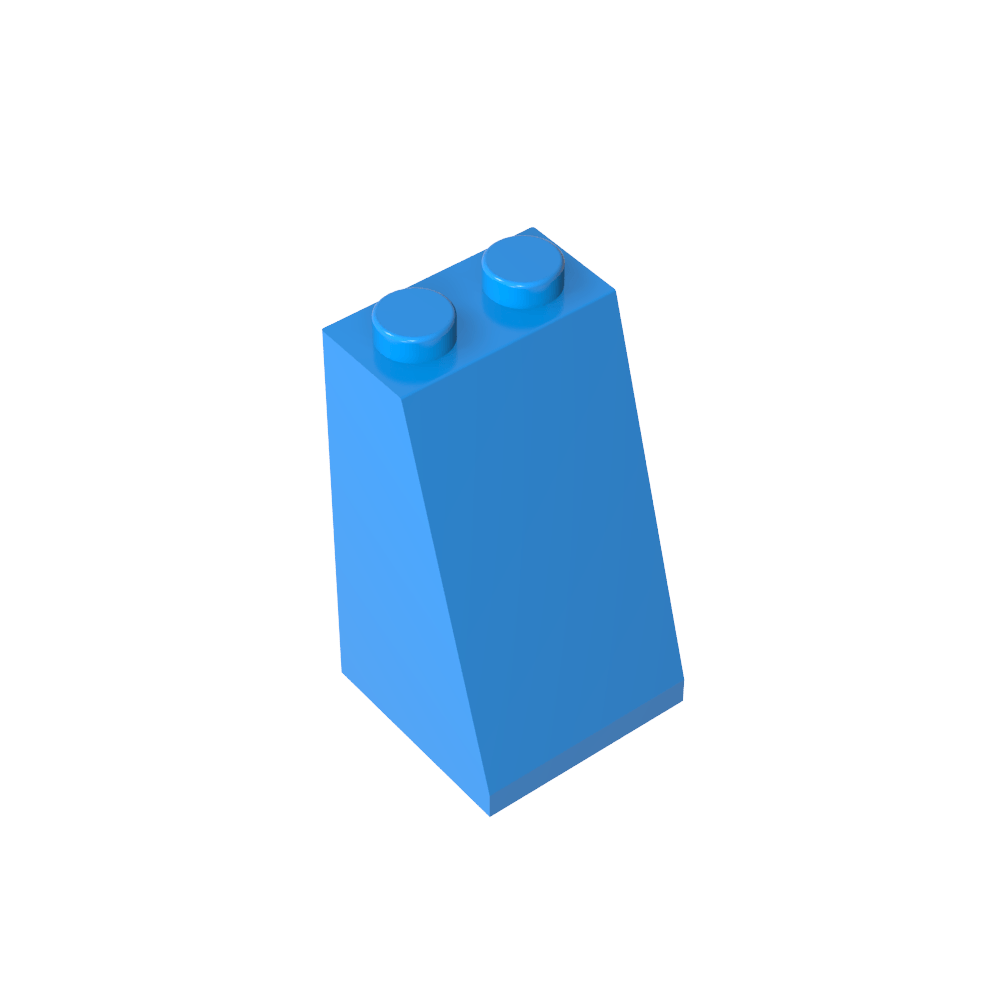 Pendiente 75° 2 x 2 x 3 [Montantes Huecos]-MyGobricksEs