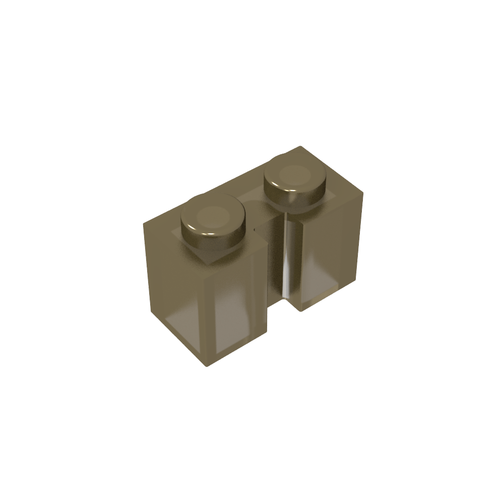 Ladrillo Especial 1 x 2 con Ranura-MyGobricksEs