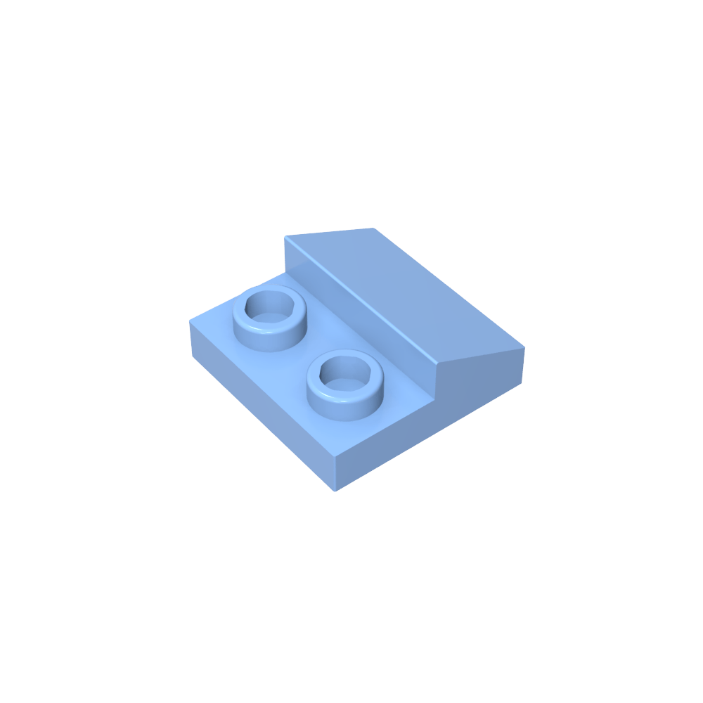 Pendiente 45 2 x 1 con recorte 2/3-MyGobricksEs