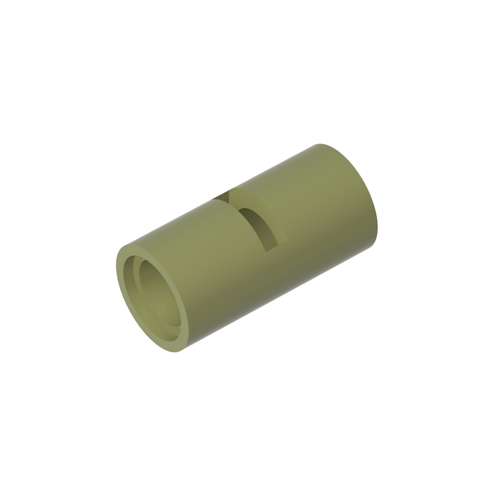 Conector de clavija Technic redondo [ranurado]-MyGobricksEs