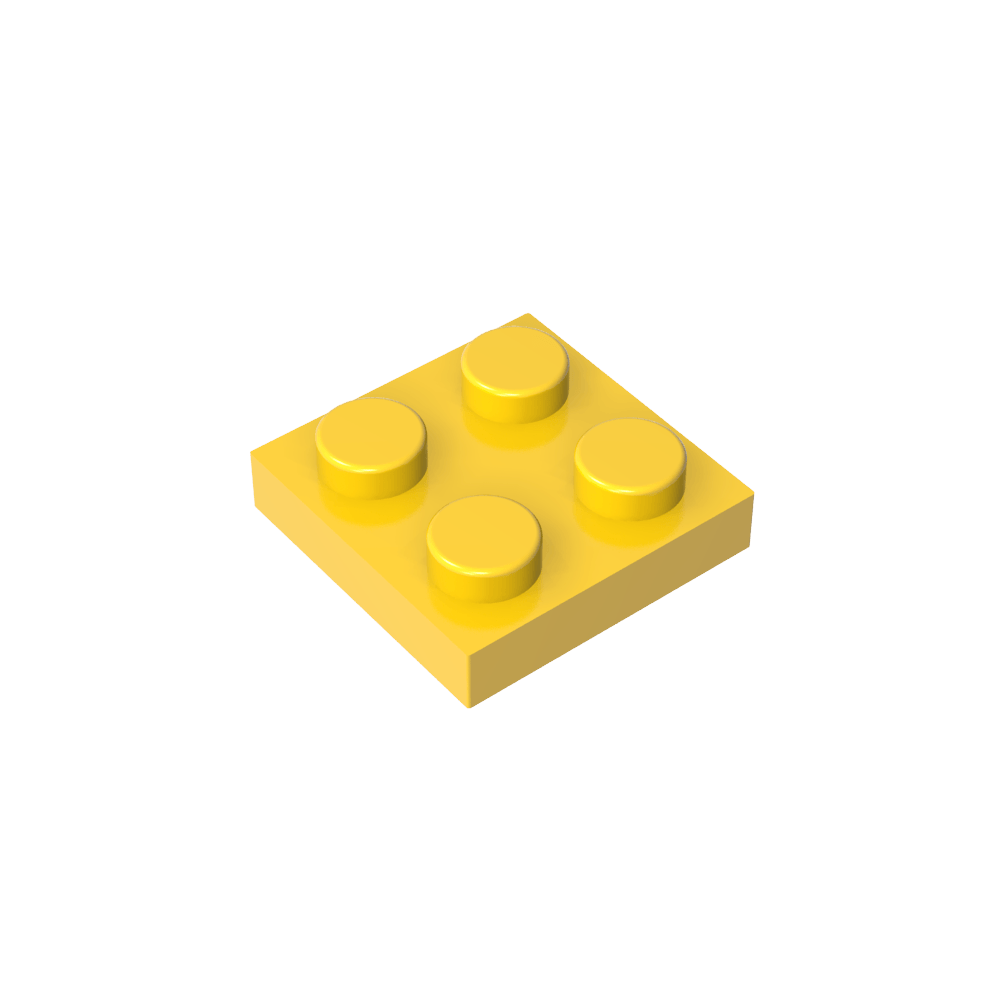 Placa 2 x 2-MyGobricksEs