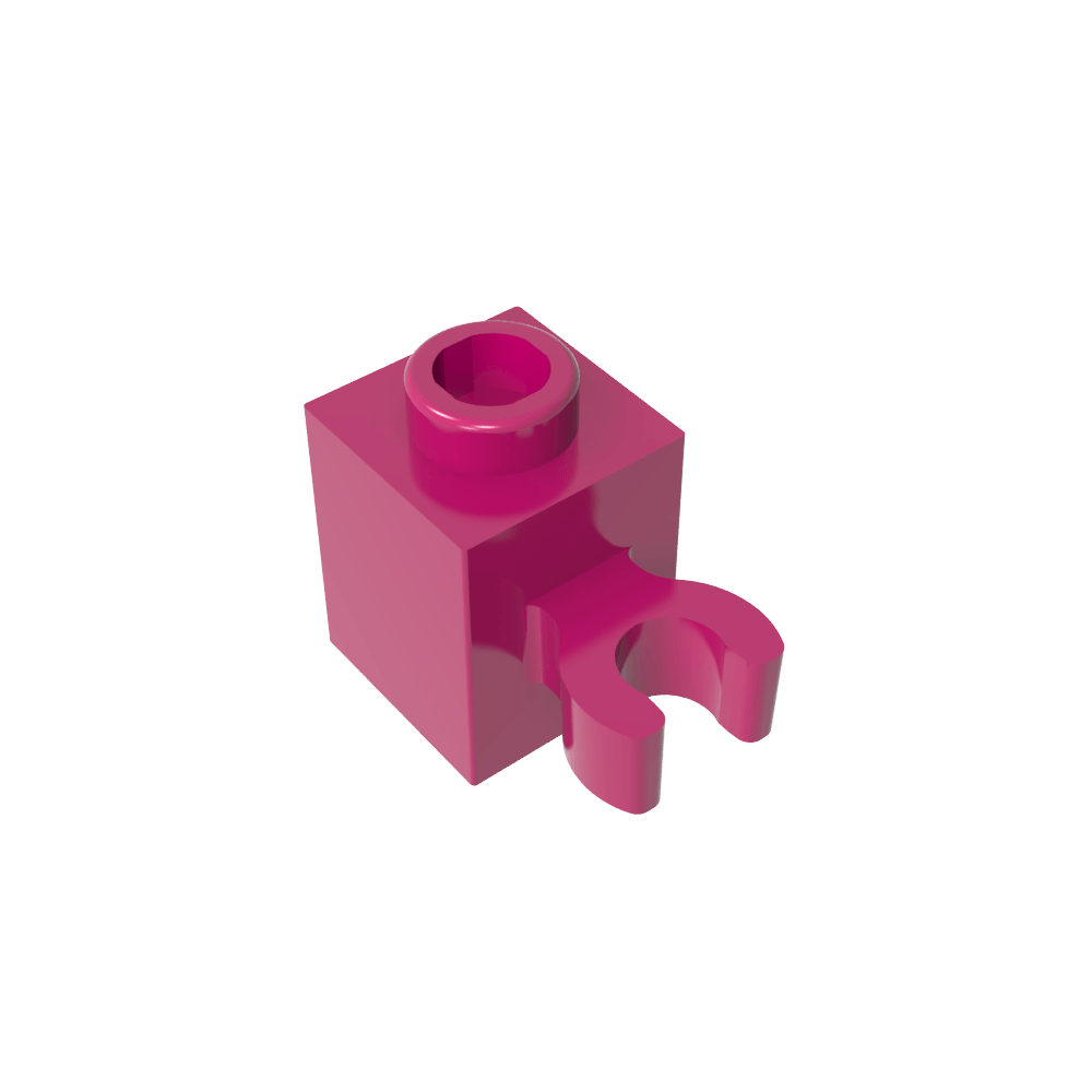 Ladrillo Especial 1 x 1 con Clip Vertical [Clip O Abierto, Perno Hueco]-MyGobricksEs