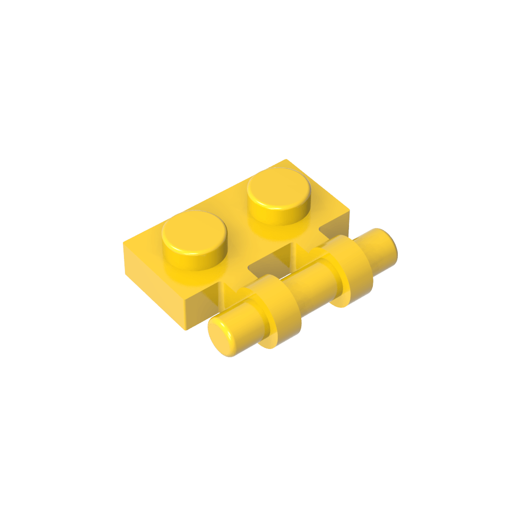 Placa especial 1 x 2 asas laterales [extremos libres]-MyGobricksEs