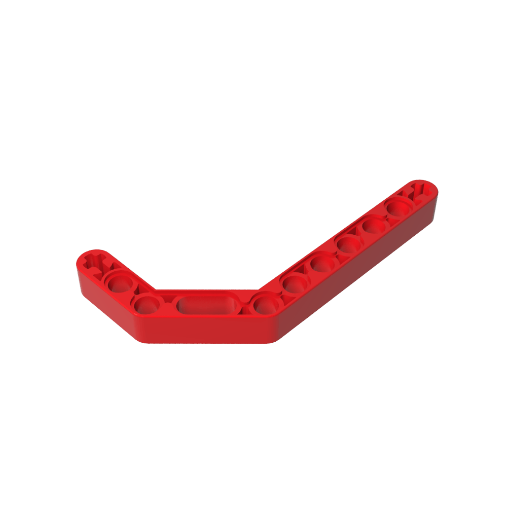 Viga técnica 1 x 11,5 doble curva gruesa-MyGobricksEs