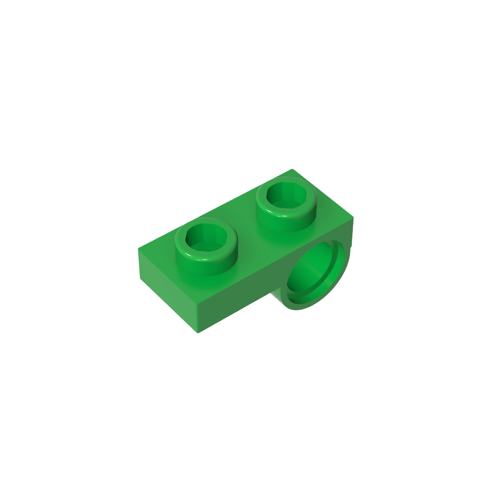 Placa especial 1 x 2 con orificio para pasador-MyGobricksEs