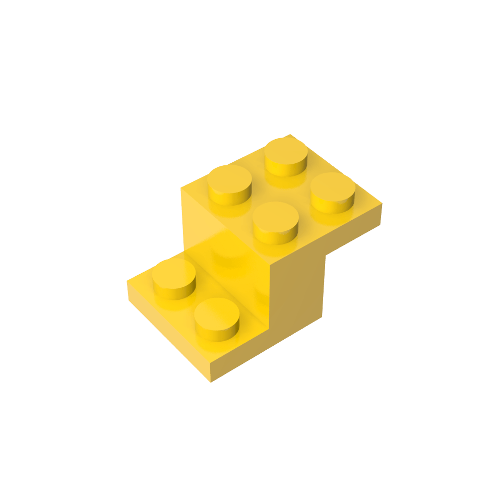 Soporte 3 x 2 x 1 1/3 con pasador inferior-MyGobricksEs