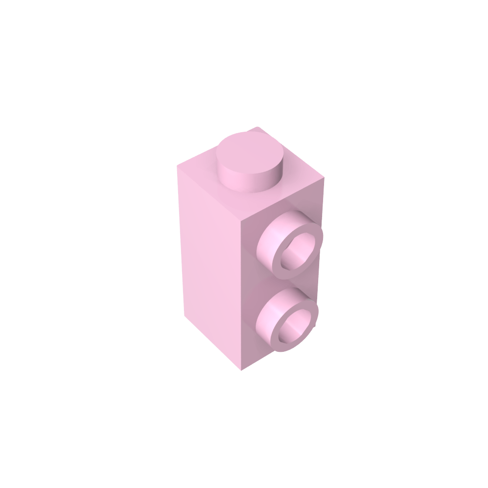 Ladrillo especial 1 x 1 x 1 2/3 con montantes en 1 lado-MyGobricksEs