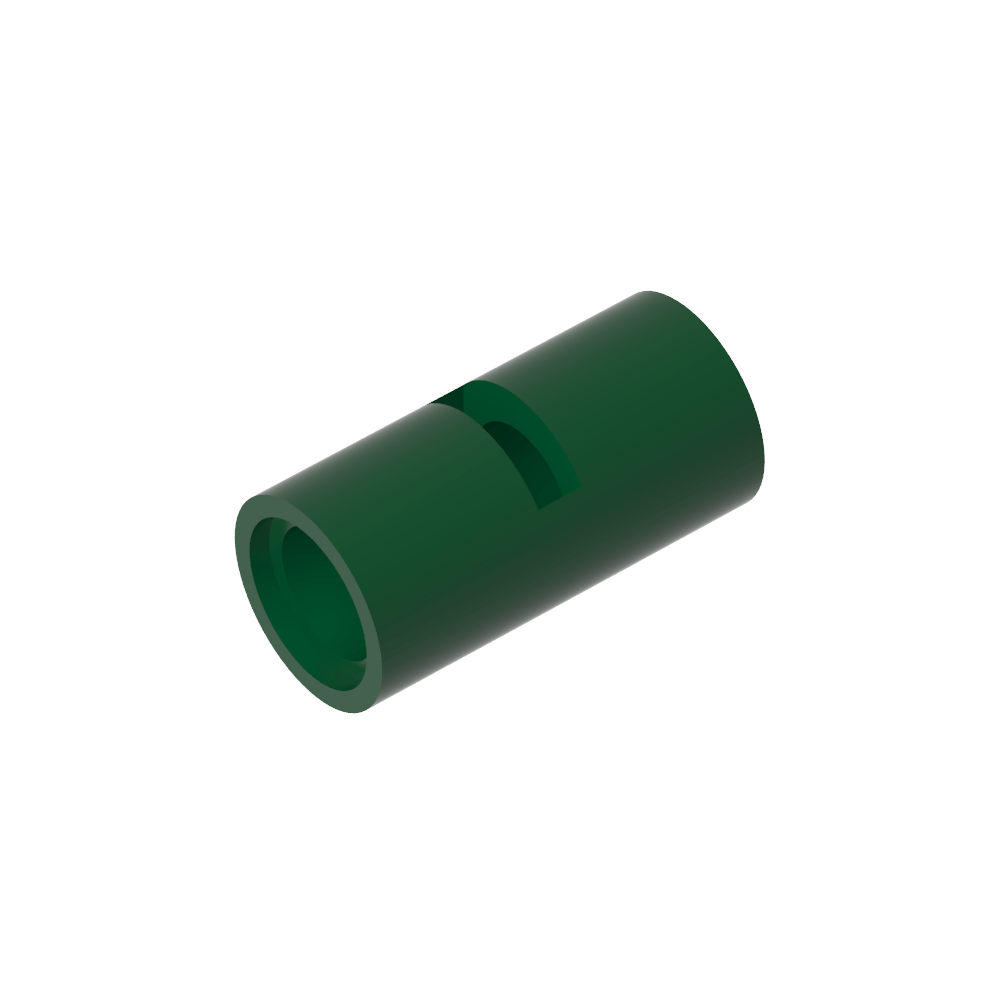 Conector de clavija Technic redondo [ranurado]-MyGobricksEs