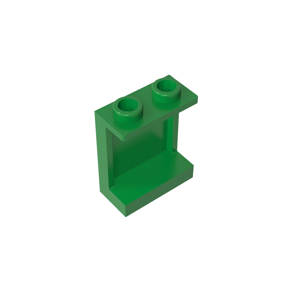 Panel 1 x 2 x 2 [Soportes laterales / Montantes huecos]-MyGobricksEs