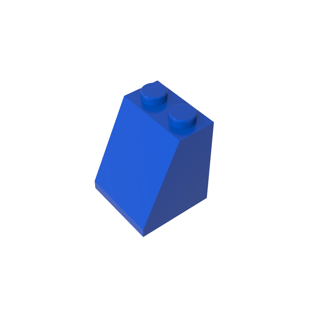 Pendiente 65° 2 x 2 x 2 con tubo inferior-MyGobricksEs