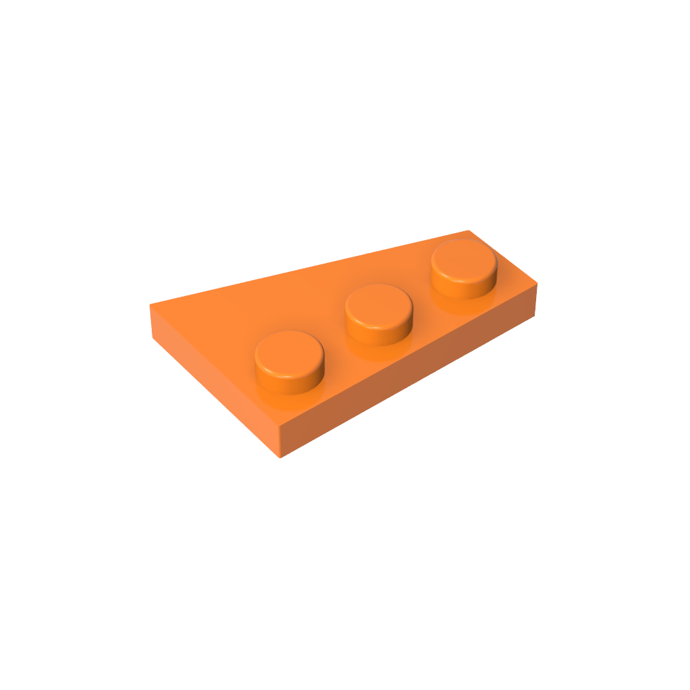 Placa de cuña 3 x 2 izquierda-MyGobricksEs