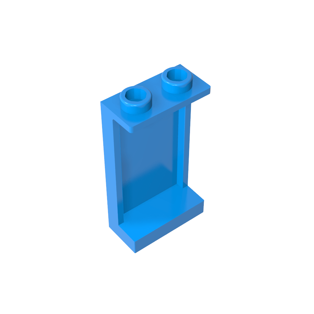Panel 1 x 2 x 3 [Soportes laterales/Montantes huecos]-MyGobricksEs