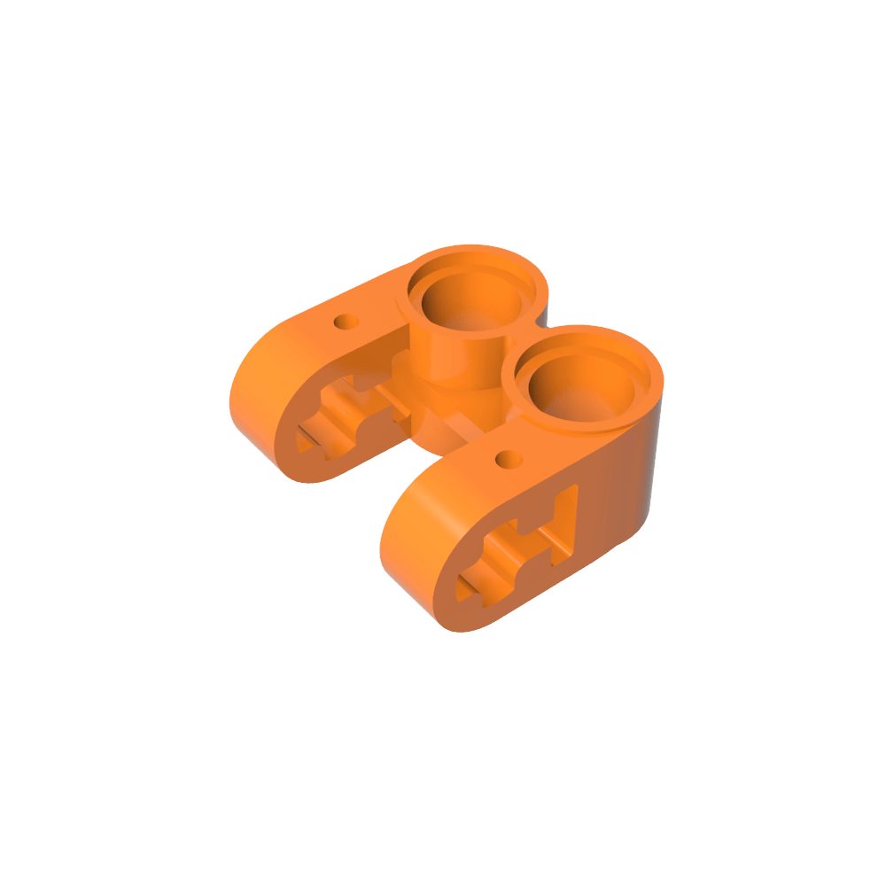 Conector de eje y pasador Technic, perpendicular, doble división-MyGobricksEs