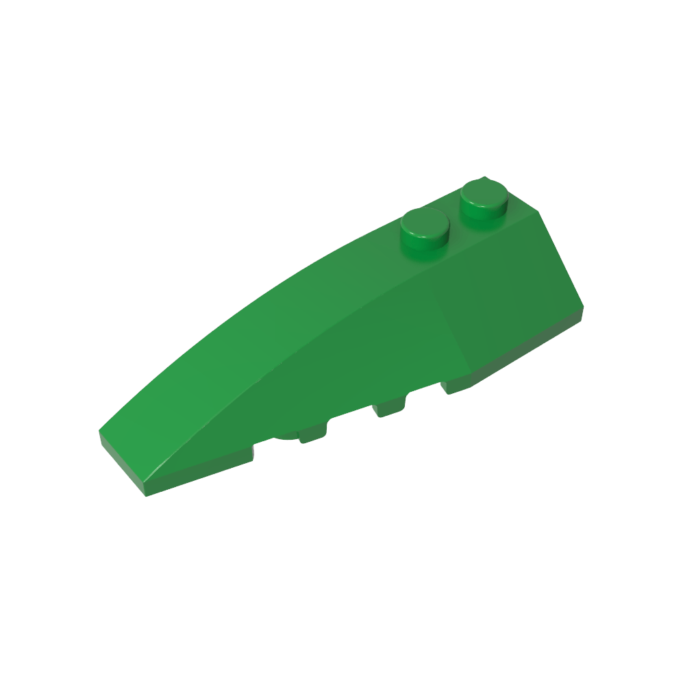 Cuña curva 6 x 2 izquierda-MyGobricksEs