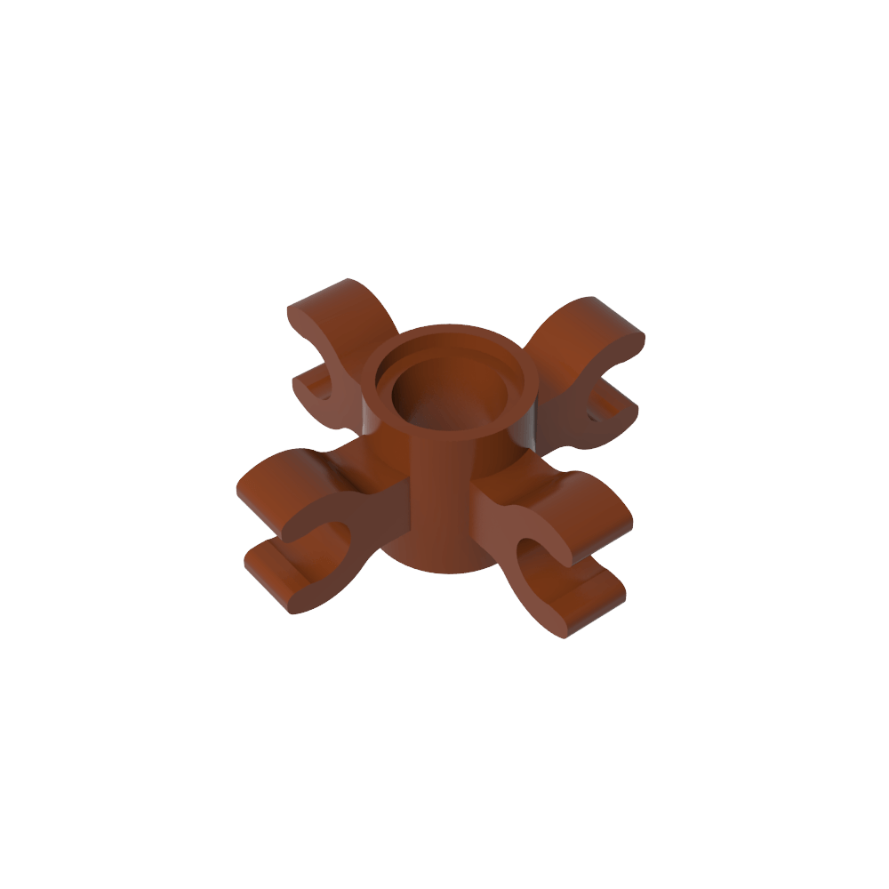 Conector Technic Pin Redondo con 4 Clips-MyGobricksEs