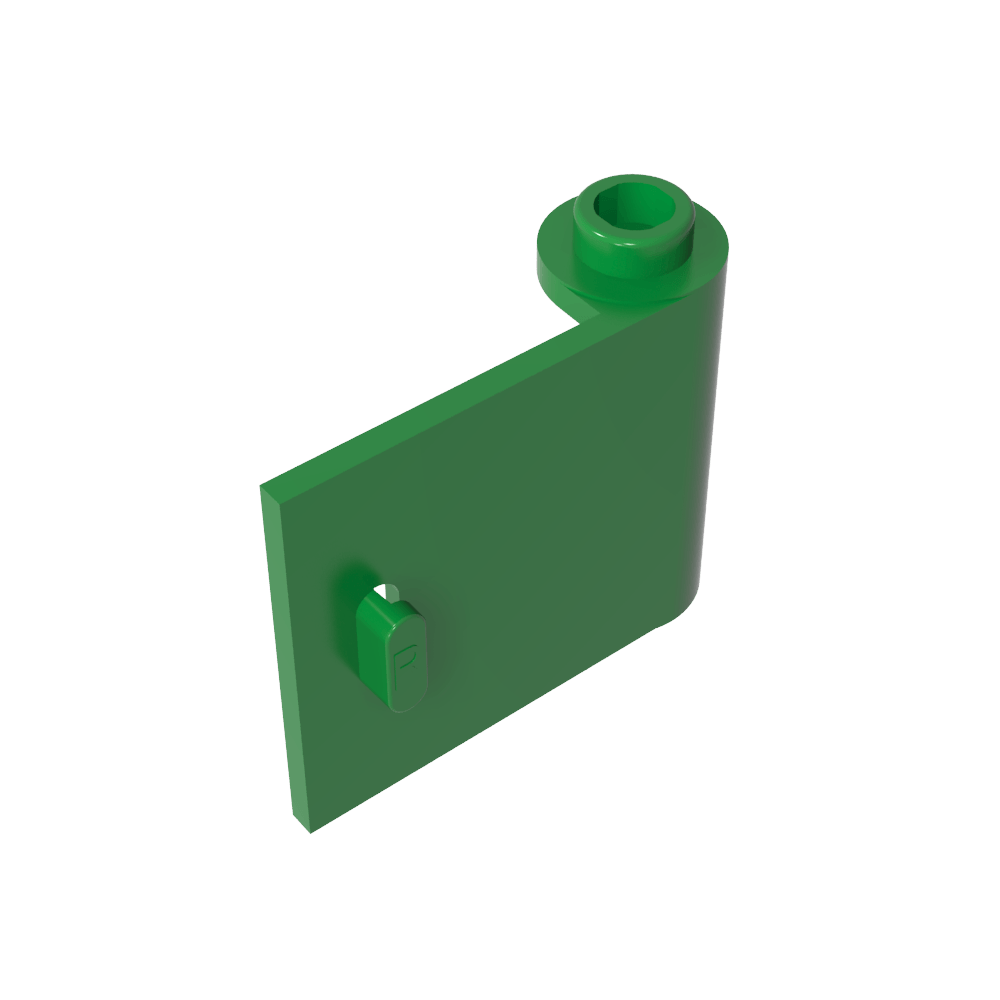 Puerta 1 x 3 x 2 Derecha - Abierta entre la bisagra superior e inferior-MyGobricksEs