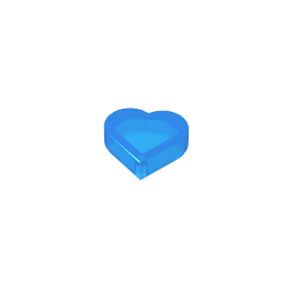 Azulejo 1 x 1 Corazón-MyGobricksEs
