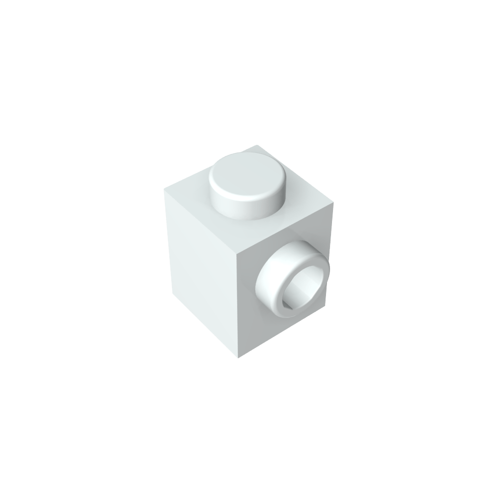 Ladrillo especial 1 x 1 con perno en 1 lado-MyGobricksEs