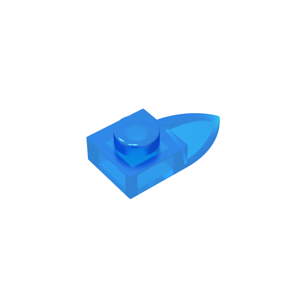 Placa Especial 1 x 1 con Diente-MyGobricksEs