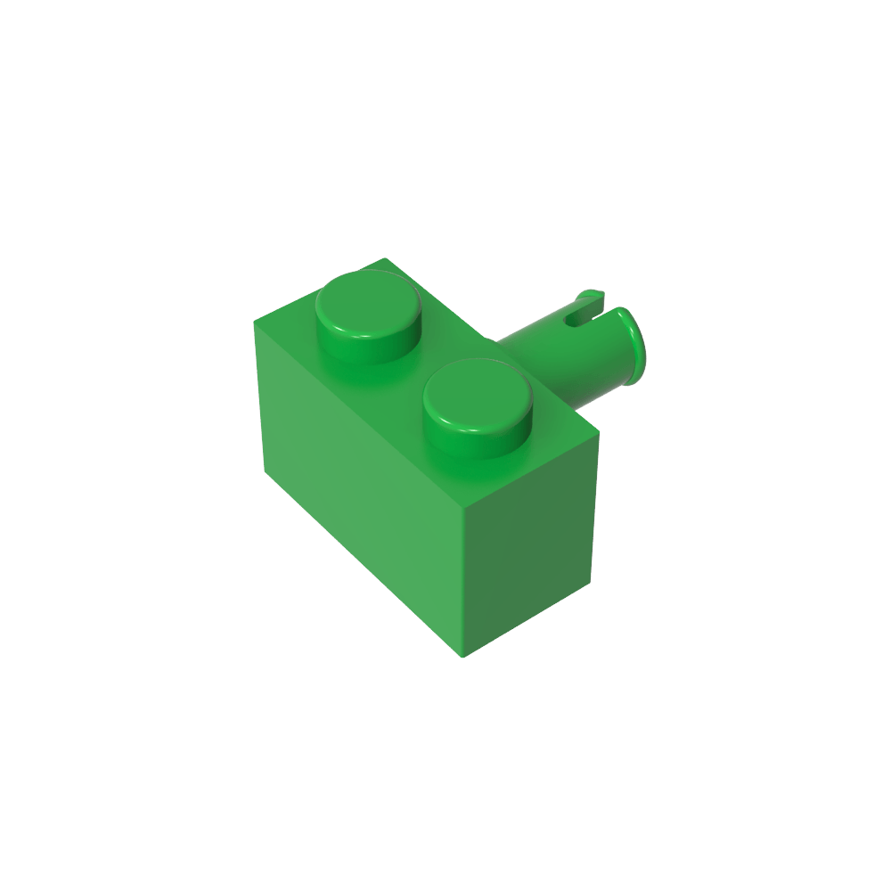 Ladrillo Especial 1 x 2 con Pin-MyGobricksEs
