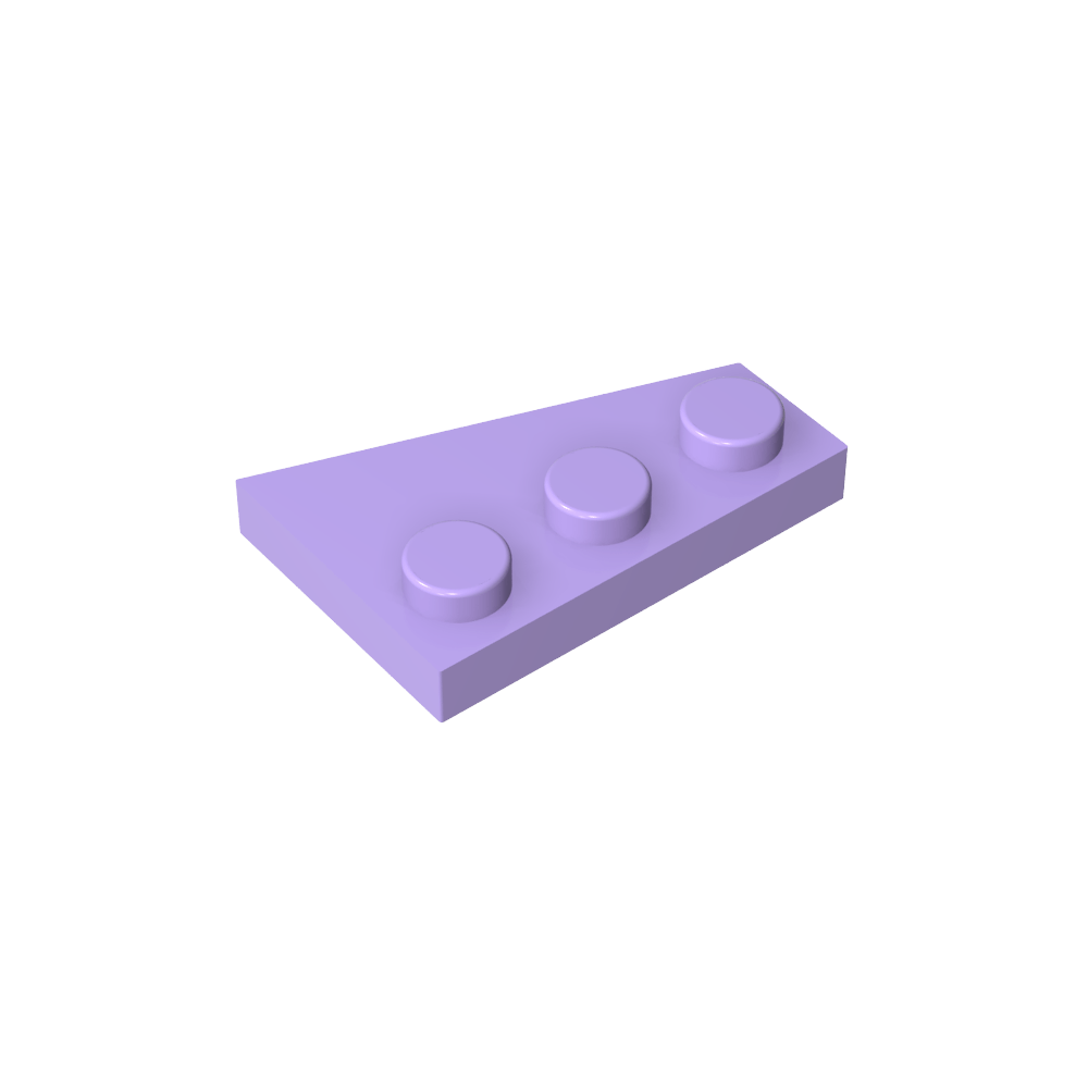 Placa de cuña 3 x 2 izquierda-MyGobricksEs