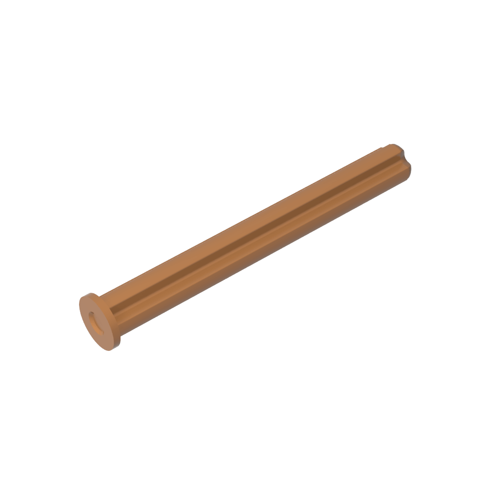 Eje Technic 5 con tope-MyGobricksEs