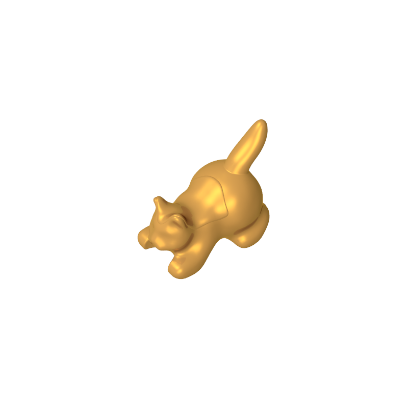 Animal, gato, gatito agazapado [simple]-MyGobricksEs