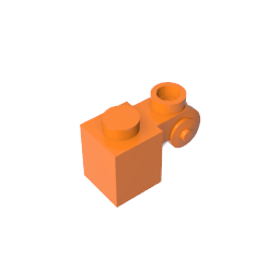 Ladrillo Especial 1 x 1 con Pergamino con Perno Abierto-MyGobricksEs