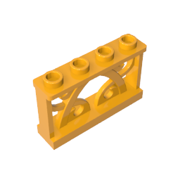 Barandilla, valla o barrera decorativa de 1x4x2.