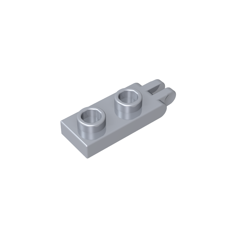 Placa de bisagra 1 x 2 con 2 dedos y pernos huecos-MyGobricksEs
