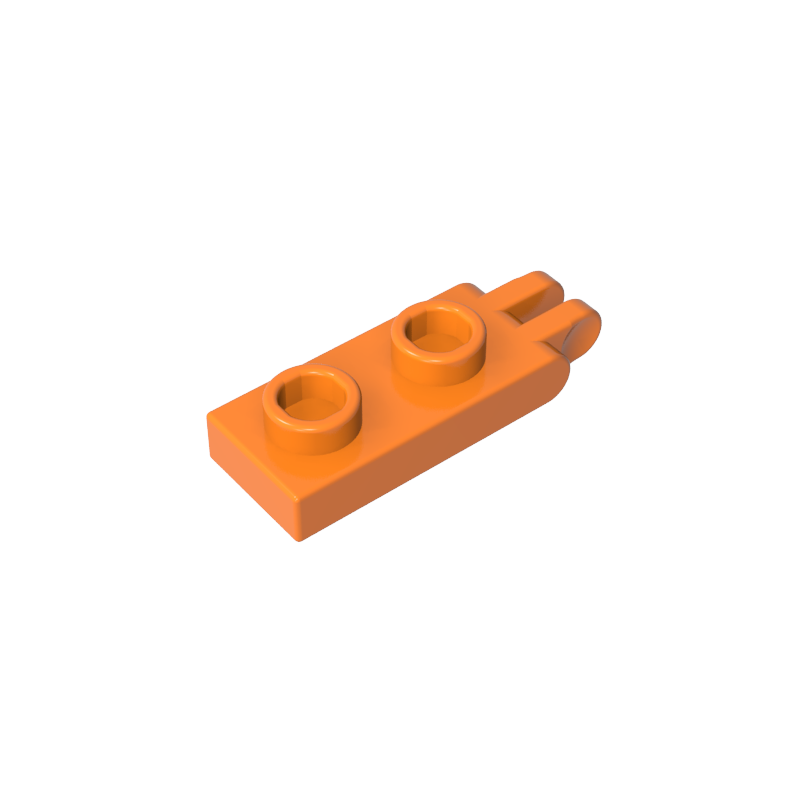 Placa de bisagra de dos dedos 1x2