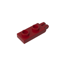 Placa de bisagra 1 x 2 con 2 dedos y pernos huecos-MyGobricksEs