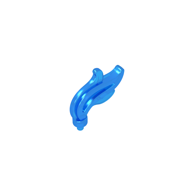 Accesorio para la cabeza Pluma/Pluma/Llama Triple Punta-MyGobricksEs