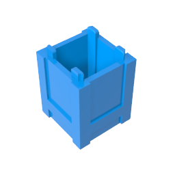 Caja contenedora 2 x 2 x 2 - Apertura superior-MyGobricksEs