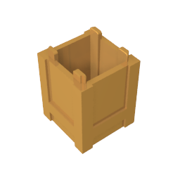 Caja contenedora 2 x 2 x 2 - Apertura superior