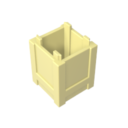 Caja contenedora 2 x 2 x 2 - Apertura superior-MyGobricksEs