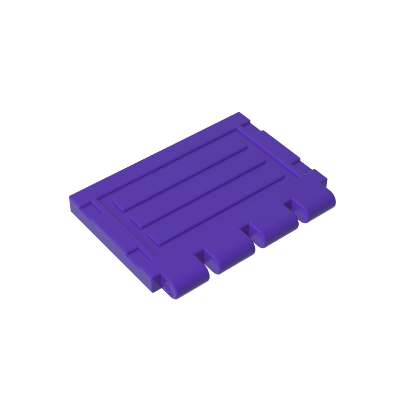 Puerta de tren con bisagra 2 x 4-MyGobricksEs