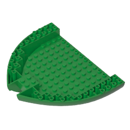 Sección del casco del barco, ladrillo 16 x 13 x 2-MyGobricksEs