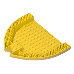 Sección del casco del barco, ladrillo 16 x 13 x 2-MyGobricksEs