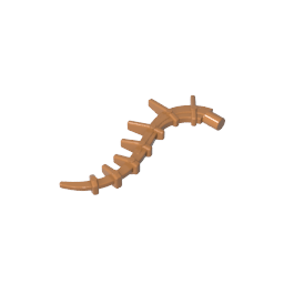 Parte del cuerpo de una planta o criatura, enredadera, cola, tentáculo o espina de Bionicle, puntiaguda-MyGobricksEs