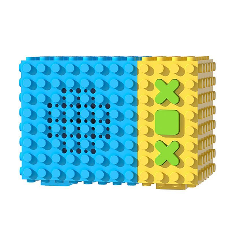 Nuevo altavoz Bluetooth de bloques de construcción, mini altavoz con volumen alto, compatible con accesorios de bloques de construcción MOC.