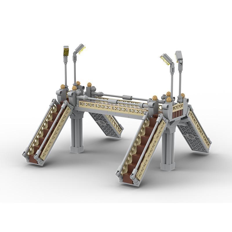 Bloques de construcción de partículas pequeñas compatibles con MOC, juego de bloques de construcción de escenas urbanas, placa base de carretera, piezas de placa de autopista de escenas urbanas