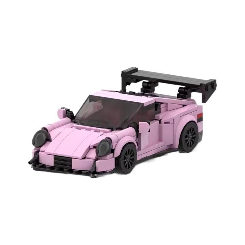 Kits de maquetas de coches Gobricks 911 GT: compatibles con las principales marcas de ladrillos de construcción, sets de construcción de vehículos DIY para adultos y niños, maquetas coleccionables para exhibir.