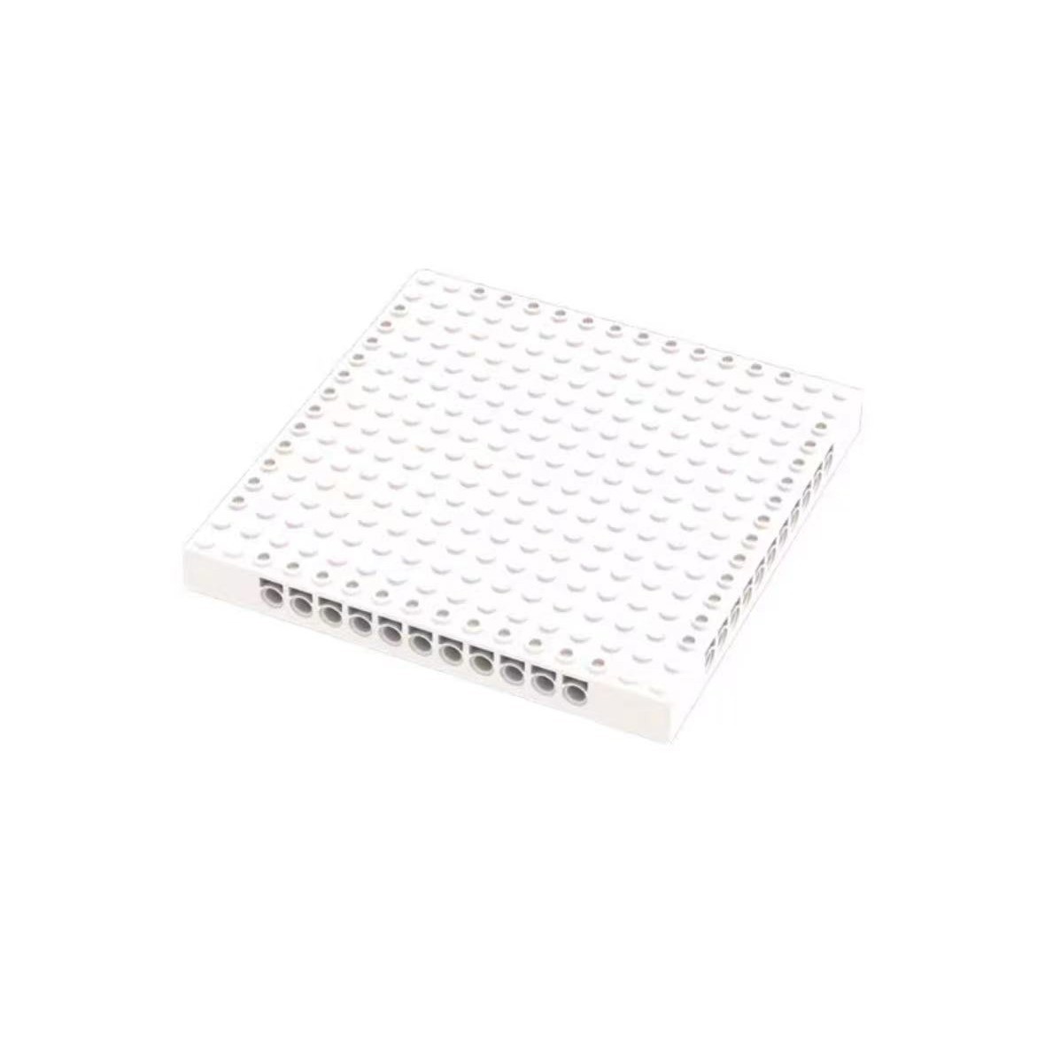 Placa base de ladrillo perforado de 16 x 16, accesorios de bloques de construcción Pixel Art 65803, placa base compatible con MOC