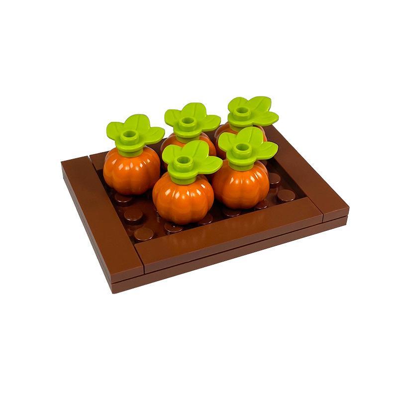 Piezas de bloques de construcción para jardín, compatibles con campos de flores y parterres de partículas pequeñas, juego de construcción de jardín botánico