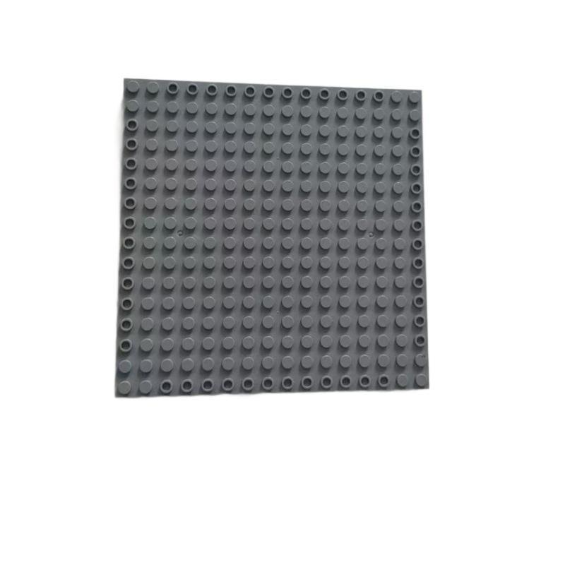 Placa base de ladrillo perforado de 16 x 16, accesorios de bloques de construcción Pixel Art 65803, placa base compatible con MOC