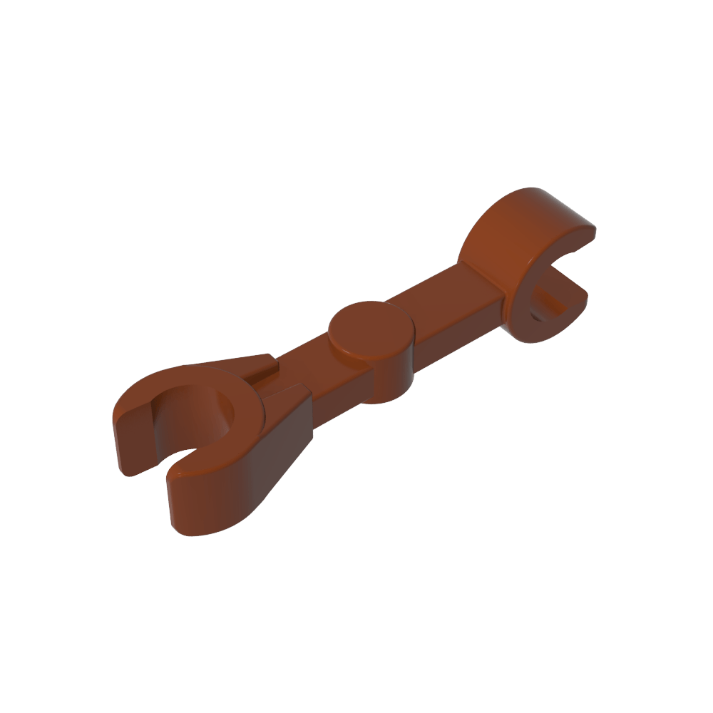 Brazo mecánico recto [2 clips a 90°]-MyGobricksEs