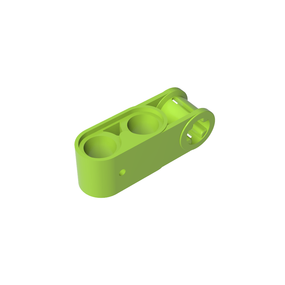 Conector de eje y pasador Technic perpendicular 3L con 2 orificios para pasadores-MyGobricksEs