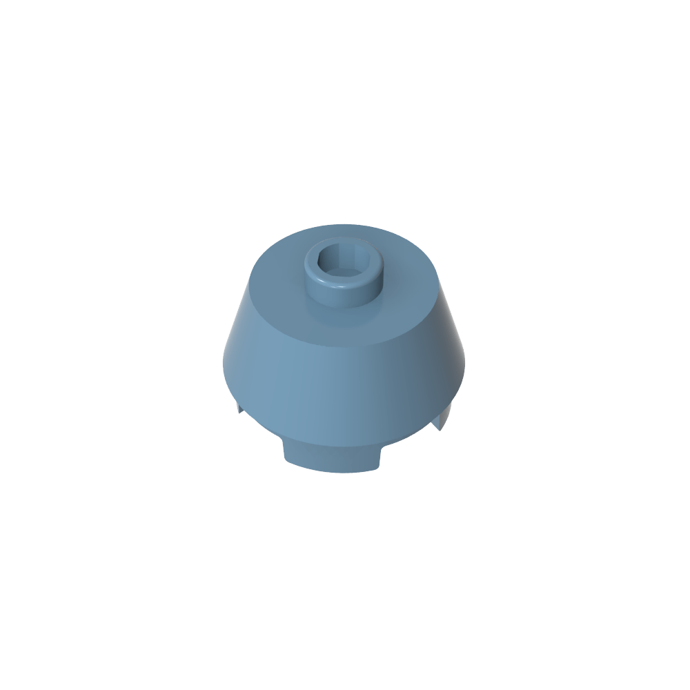 Ladrillo redondo 2 x 2 cono truncado-MyGobricksEs