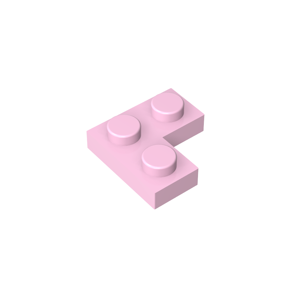 Placa 2 x 2 Esquina-MyGobricksEs